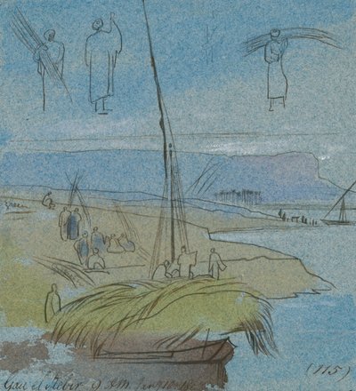 Qaw el Kebir by Edward Lear